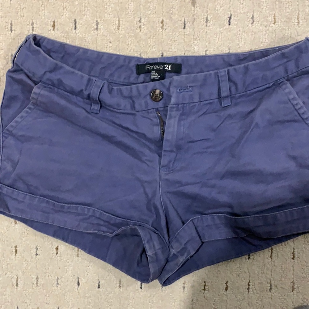 Forever 21 blue shorts